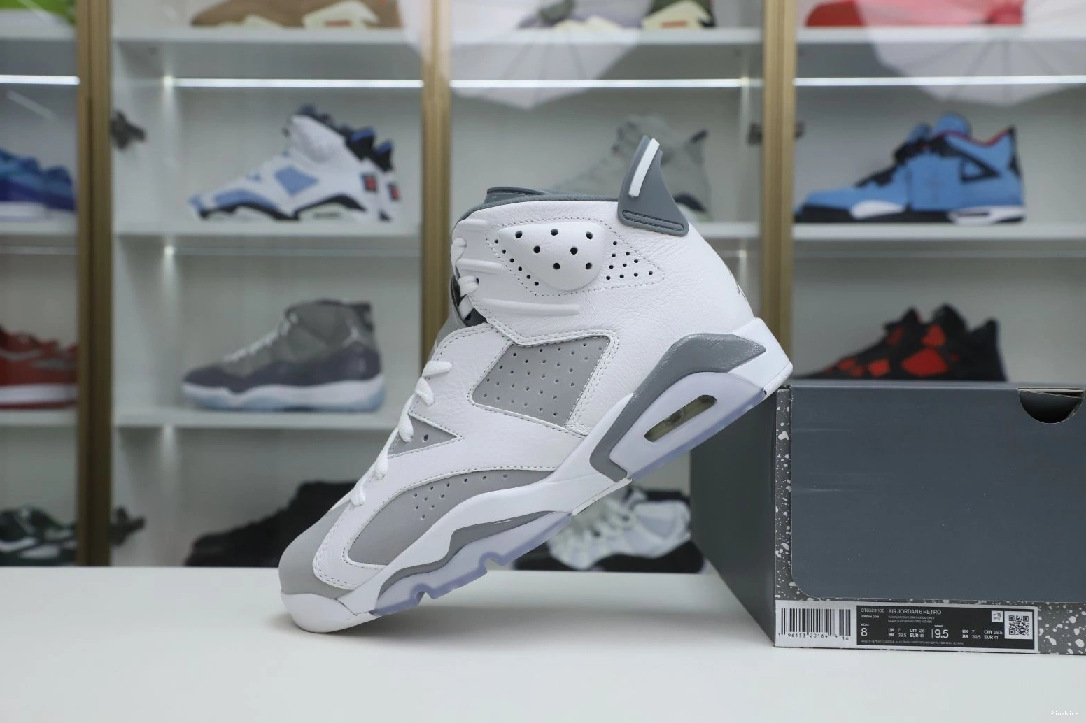 JORDAN 6 COOL GREY AIR 0819